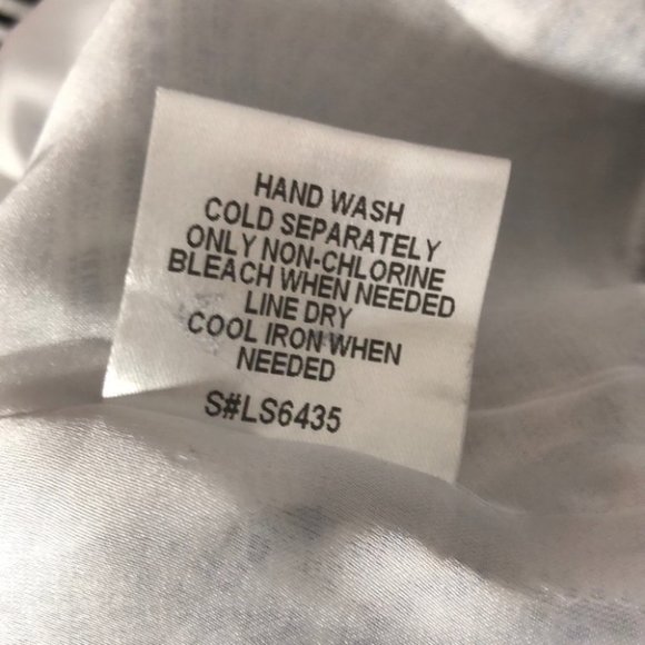 Luna Pleated Skirt, Frayed edge, Blue & White - Picture 8 of 10